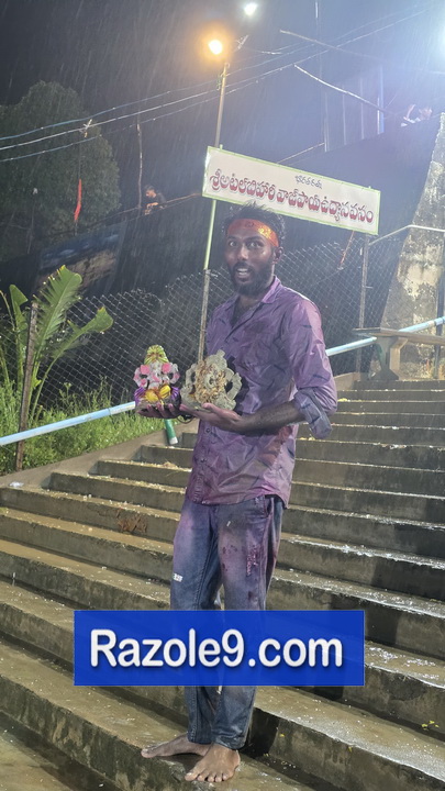 Razole Taluka Ganesh Nimajjanam